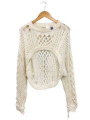 ニット・セーター(厚手)/FREE/コットン/WHT/b10sw541