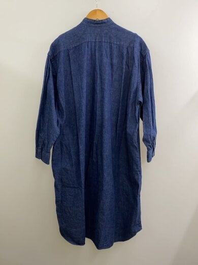 商品画像：長袖ワンピース/--/コットン/NVY 2