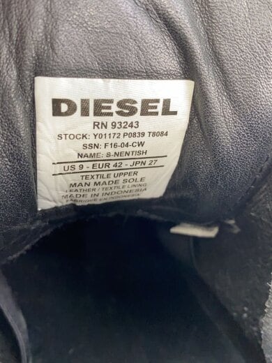 商品画像：ハイカットスニーカー/27cm/BLK/デニム 5