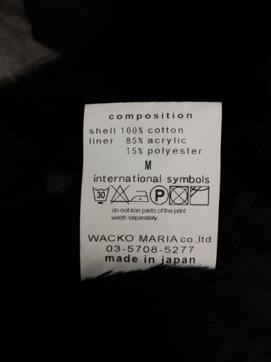 商品画像：ジャケット/M/コットン/BLK 3