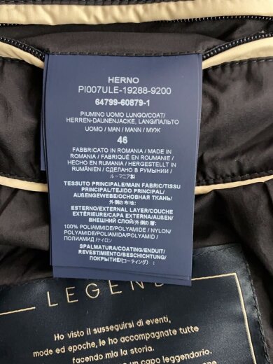 商品画像：ダウンジャケット/46/ナイロン/NVY/PI007ULE-19288-9200 4