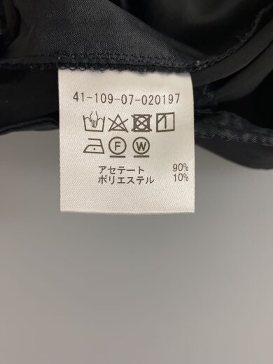 商品画像：ダブルサテンバルーンパンツ/36/アセテート/BLK/無地/41-109-07-020197 6