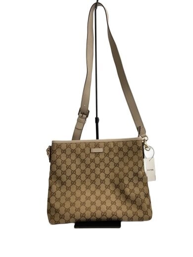 商品画像：ショルダーバッグ_GGキャンバス/キャンバス/BEG/総柄 1