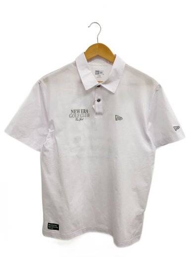 商品画像：ポロシャツ/L/ポリエステル/WHT 1