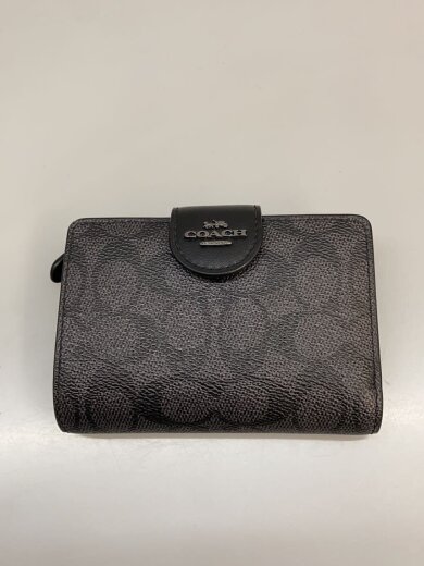 商品画像：ミディアムコーナージップウォレット・シグネチャー/PVC/BLK/総柄/レディース/CW786 1