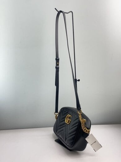 商品画像：チェーン・ショルダーバッグ_GGマーモント_キルティング/レザー/BLK 2