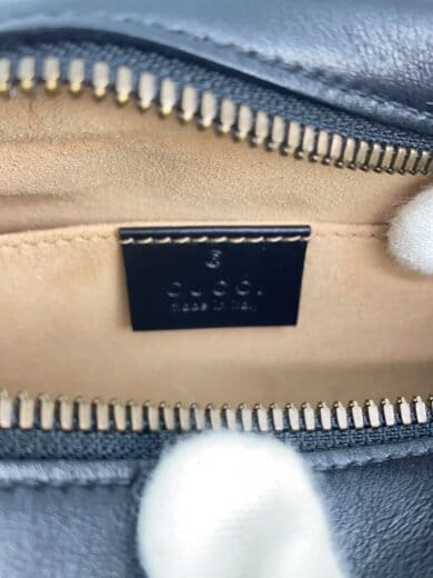 商品画像：チェーン・ショルダーバッグ_GGマーモント_キルティング/レザー/BLK 5