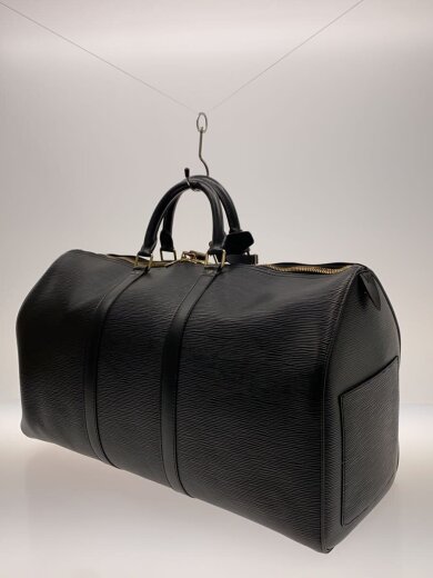 画像：LOUIS VUITTONキーポル50_エピ/レザー/BLK2