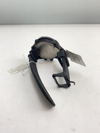 商品画像：ソーラー腕時計/デジタル/ラバー/BLK/SS/S802-00A0 4