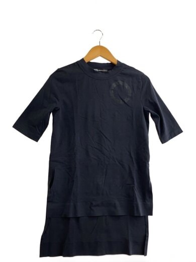 商品画像：W JERSEY COLLAR T-SHIRT/M/コットン/BLK/プリント/BQ8806 1