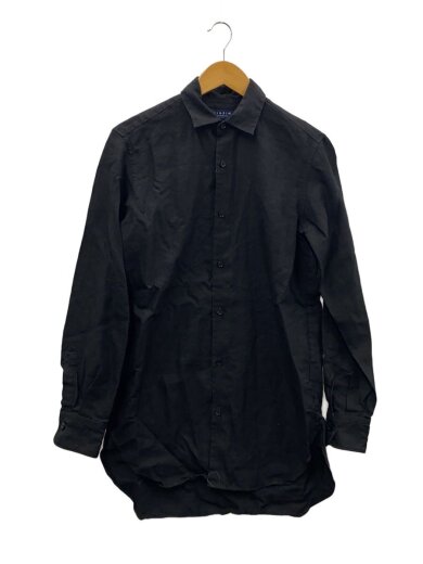 商品画像：長袖シャツ/XS/リネン/BLK/無地/WS018CU// 1