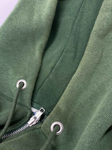 商品画像：ジップパーカー/L/コットン/GRN/C8-C125/REVERSE WEAVE// 6