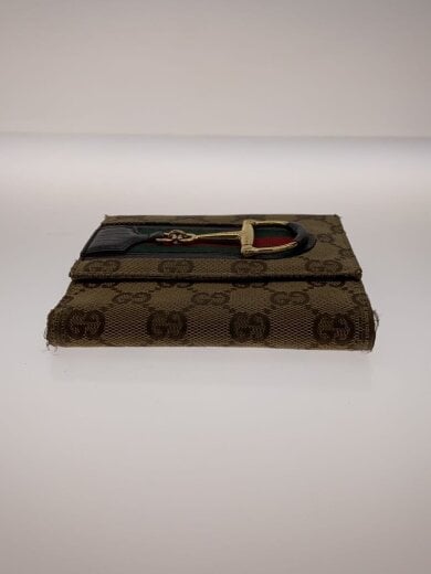 商品画像：2つ折り財布_ホースビット/キャンバス/CML/角擦れ有// 4