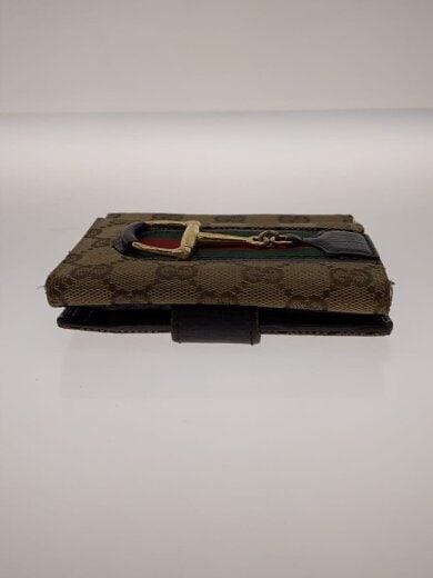 商品画像：2つ折り財布_ホースビット/キャンバス/CML/角擦れ有// 6