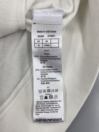 商品画像：スウェット/M/コットン/WHT/5A280 274601// 4