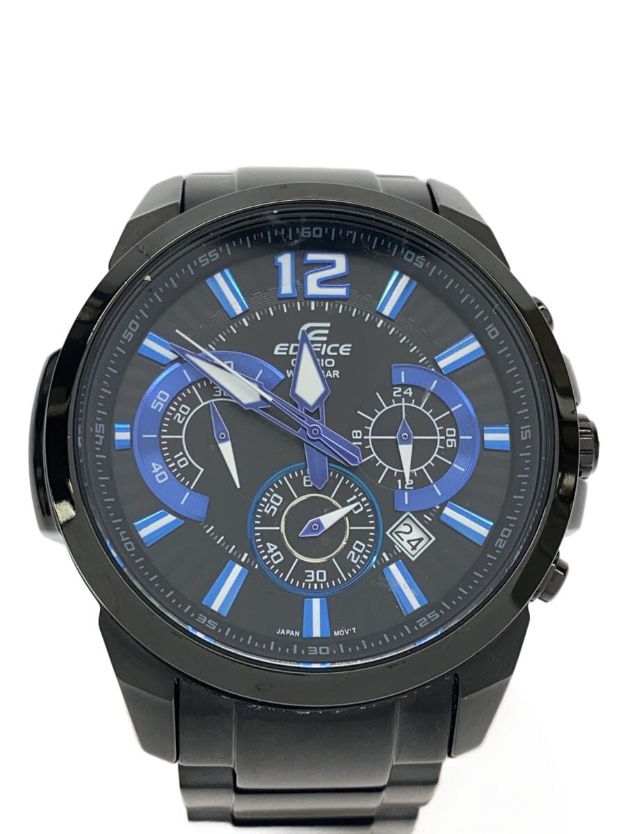 CASIO / 腕時計/アナログ/ステンレス/BLK/EFR-535BKJ