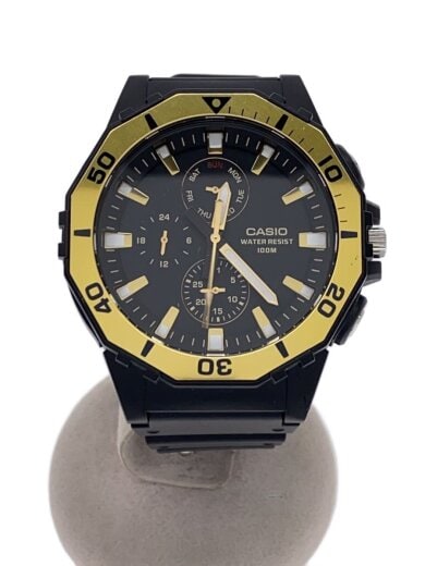 商品画像：腕時計/アナログ/ラバー/BLK/BLK/MRW-400H 1