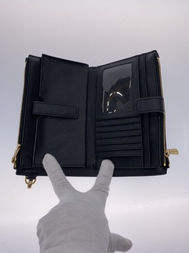 商品画像：2つ折り財布/PVC/BLK/レディース/35F8GTVWOL// 4