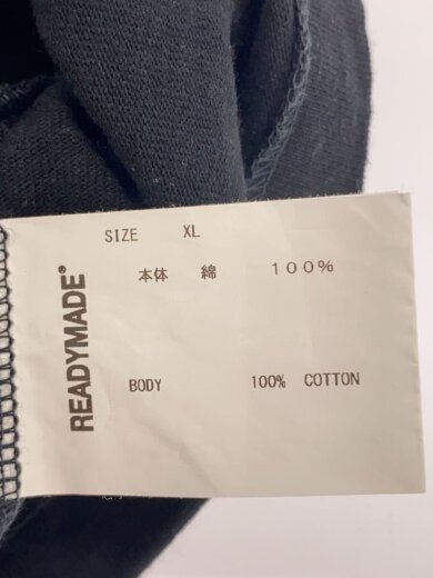 画像：READYMADETシャツ/XL/コットン/BLK/RE-CO-BK-00-00-2444
