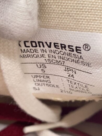 商品画像：ローカットスニーカー/24cm/CRM/キャンバス/1SC857 5