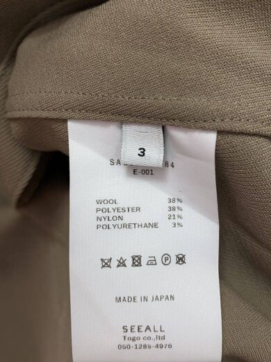 商品画像：長袖シャツ/3/ウール/KHK/SAU23 SH184 4