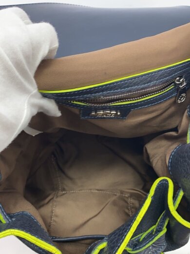 商品画像：リュック/レザー/NVY 6