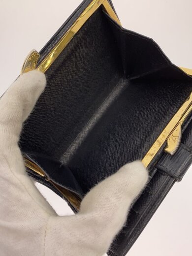 商品画像：2つ折り財布/レザー/GRY/メンズ 5