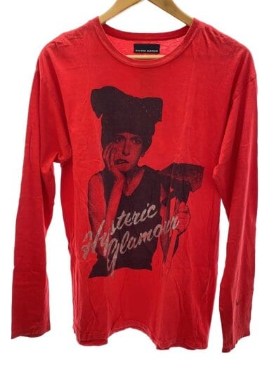 商品画像：長袖Tシャツ/FREE/コットン/RED/2CT-7285// 1