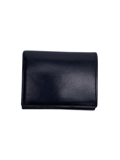 商品画像：PRARE GINZA/3つ折り財布/レザー/BLK/無地/メンズ// 1