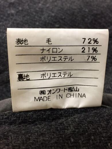 画像：その他ブランドコート/L/ウール/BLK/無地/MULTI MEX MEN3