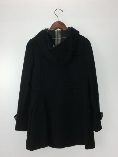 画像：BURBERRY BLUE LABELダッフルコート/38/ウール/BLK/無地2