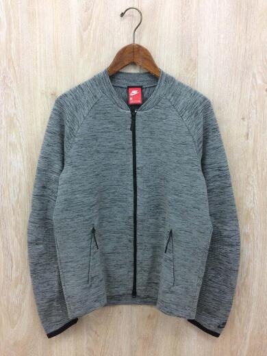 画像：NIKEブルゾン/S/グレー/TECH KNIT JACKET/テック素材/ジップアップ1