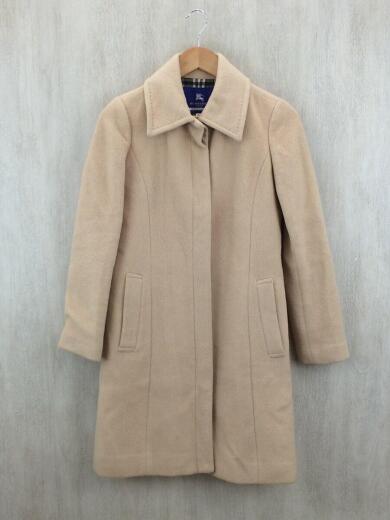 画像：BURBERRY BLUE LABELステンカラーコート/36/アンゴラ/BEG/無地1