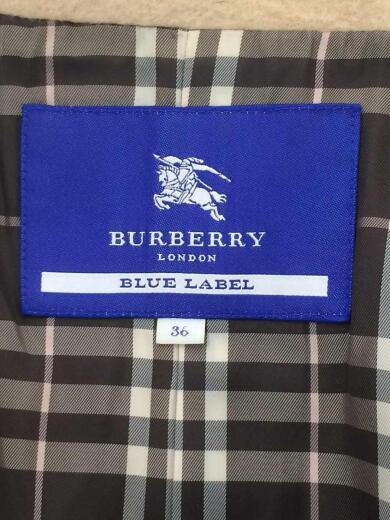 画像：BURBERRY BLUE LABELステンカラーコート/36/アンゴラ/BEG/無地4
