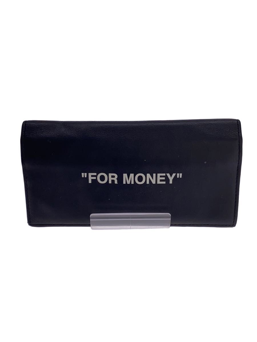 OFF-WHITE / 長財布/--/BLK/無地/メンズ