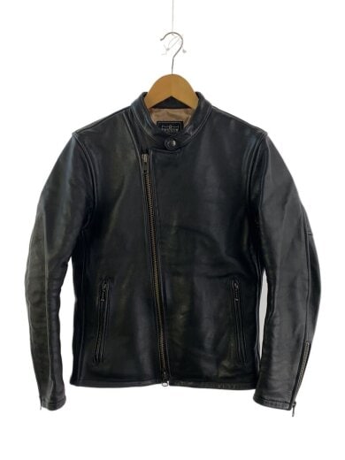 商品画像：シングルライダースジャケット/S/レザー/BLK 1