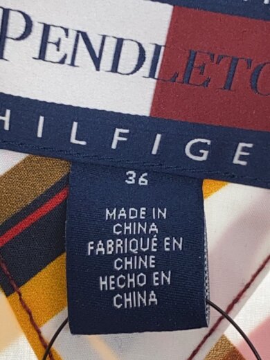 商品画像：シャツワンピース/36/コットン/WHT/総柄 4