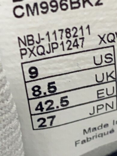 商品画像：ローカットスニーカー/27cm/BLK/CM996BK2// 5