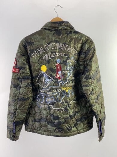 商品画像：錦/キルティングジャケット/L/ポリエステル/マルチカラー/カモフラ 2
