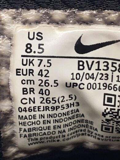 商品画像：ローカットスニーカー/26.5cm/BLK/BV1358-003 5