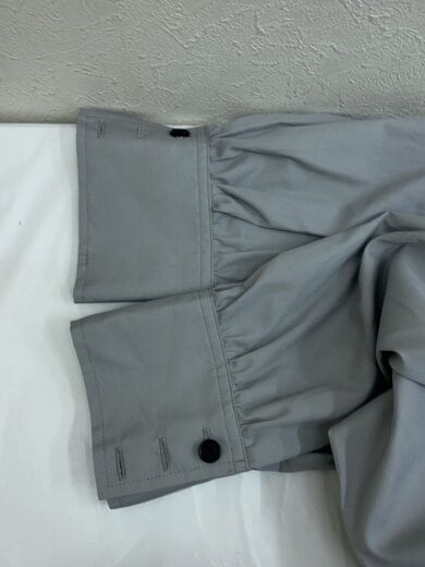 商品画像：長袖シャツ/L/コットン/GRY/総柄/893 5