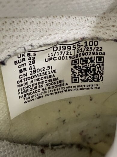 商品画像：ローカットスニーカー/28cm/WHT/DJ9955-100 5