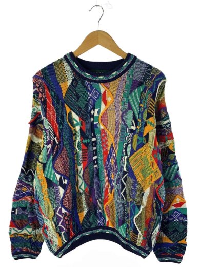 商品画像：ニット・セーター(厚手)/M/--/マルチカラー/総柄 1