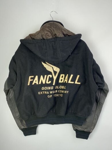 商品画像：FANCY BALL/スタジャン/FREE/ウール/BLK 2