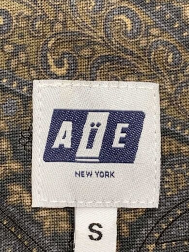 商品画像：長袖シャツ/S/コットン/GRY/ペーズリー 3