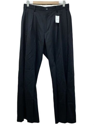 商品画像：スラックスパンツ/3/ウール/BLK// 1