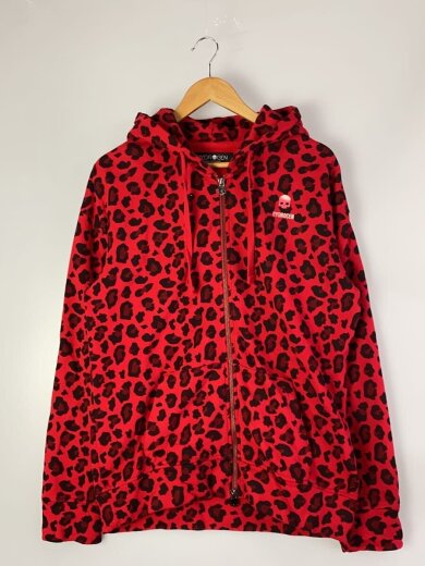 商品画像：ジップパーカー/XS/コットン/RED// 1
