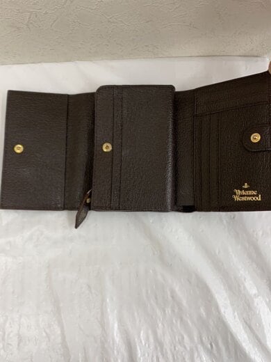 商品画像：3つ折り財布/レザー/BRW/レディース// 4