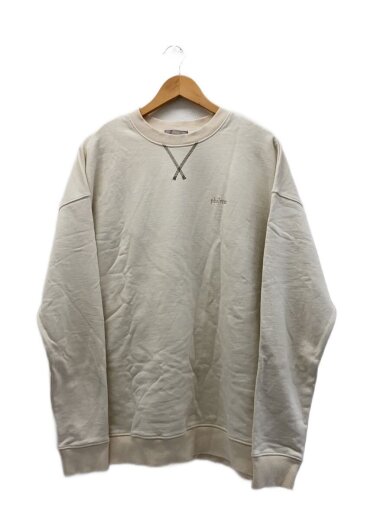 商品画像：スウェット/L/コットン/CRM/無地/0121030003 1
