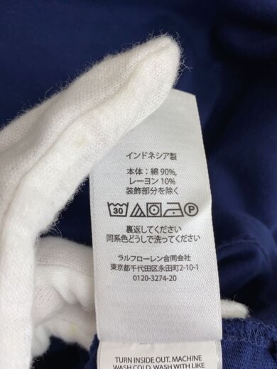 商品画像：Tシャツ/XS/コットン/NVY/無地 5